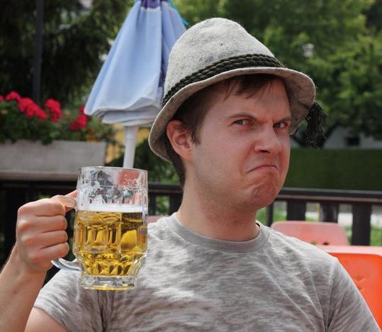 Like a pirate, I work best with a mug of beer within arms' reach.